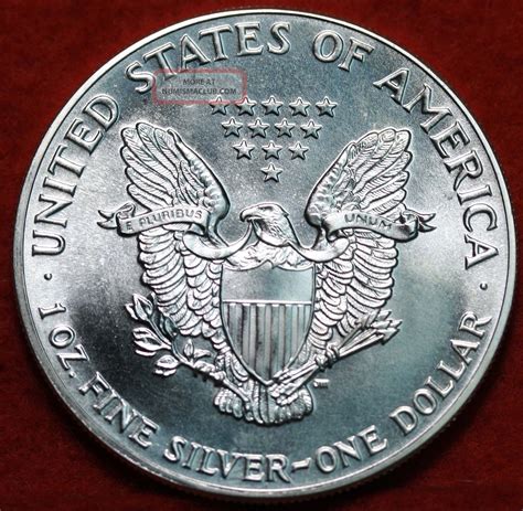 Uncirculated 1988 American Eagle Silver Dollar