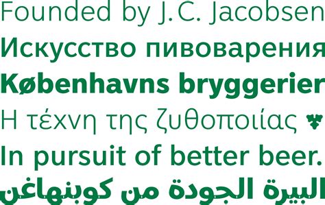 Carlsberg Font Extensions Lucasfonts