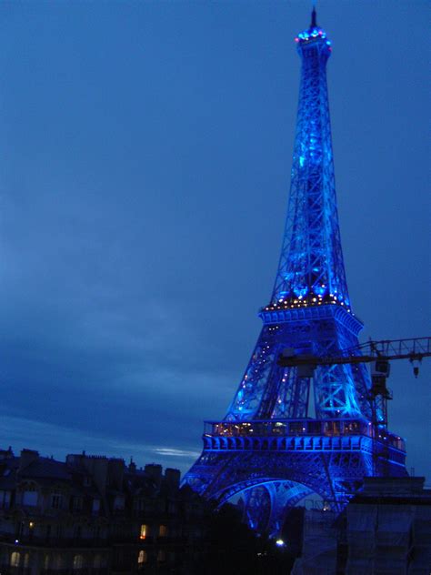 Eiffel Tower Turns Blue Ef Tours Blog