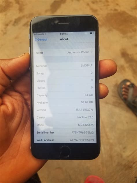 Factory Unlock Iphone 6 With 64gb For 27k Soldsold
