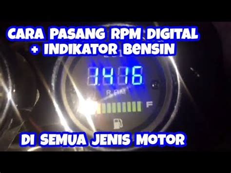 Cara pasang tachometer/ rpm meter. Cara Pasang RPM/Tachometer Yang Di Lengkapi Dengan ...