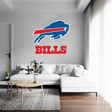 Buffalo Bills Football Decal Sticker Large Size Wall Etsy