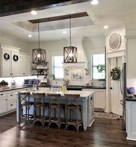 Nice 20 Beautiful Farmhouse Kitchen Décor And Remodel Ideas For You