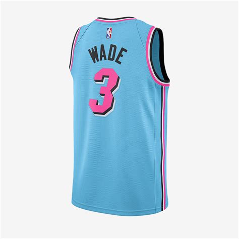 The official heat pro shop at nba store has all the authentic heat jerseys, hats, tees, apparel and more at the nba store. Mens Replica - Nike NBA Dwyane Wade Miami Heat City Edition Swingman Jersey - Blue Gale - Jerseys