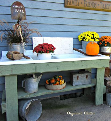 Fall Outdoor Decor A Salvage Style Event Organized Clutter