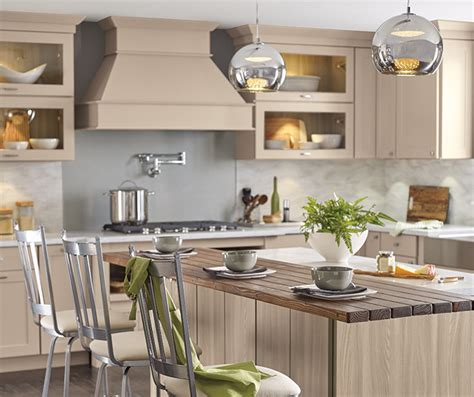 Diamond cabinets are designed and built to last. Transitional Kitchen in Beige - Diamond Cabinetry