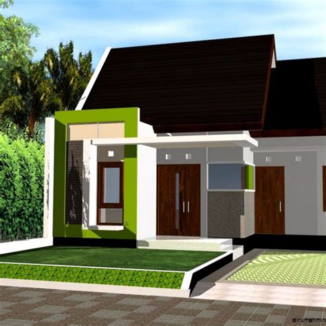 #3 model rumah sederhana penataan ruangan serta keindahan di bagian teras dengan ditambah tanaman akan membuat tampak asri. 40 Model Rumah Minimalis 2021 Sederhana Di Kampung ...