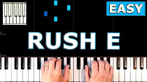 sheet music boss rush e piano tutorial easy youtube