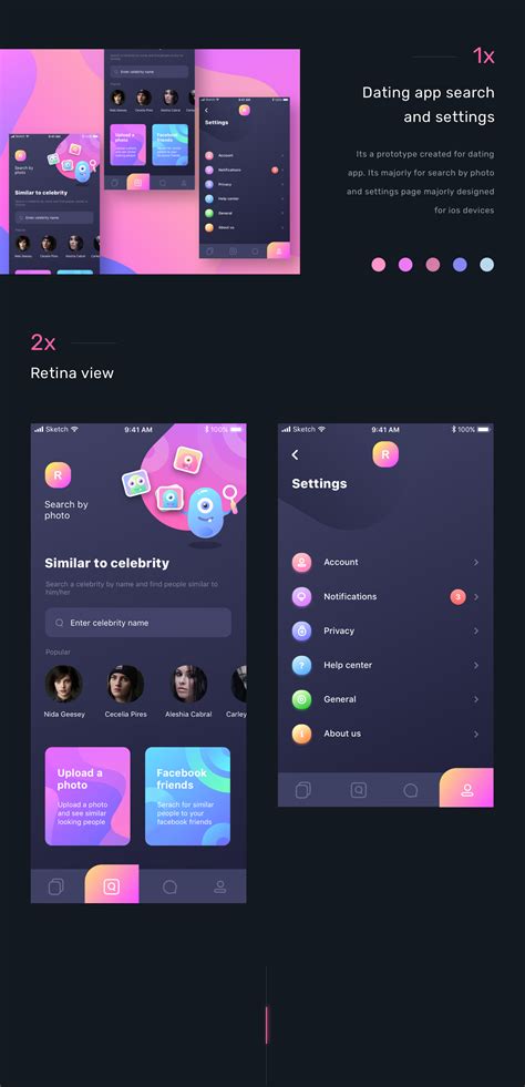 2018 Popular Shots Darknight Mode Apps And Web On Behance