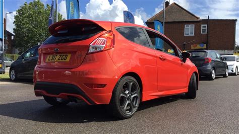 Ford Fiesta 2017 Molten Orange £12500 Alperton Trustford