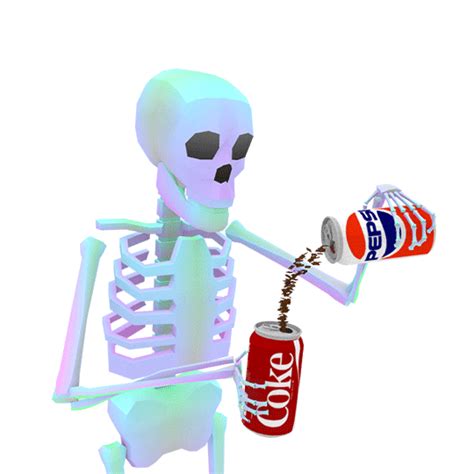 Skeleton Pepsi  By Jjjjjohn Find And Share On Giphy