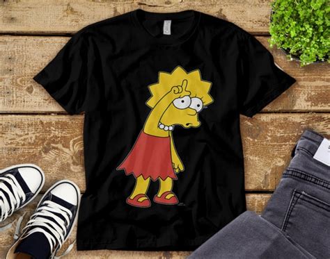 The Simpsons Lisa Loser Funny T Shirt Unisex Tee Adult T Shirt Etsy