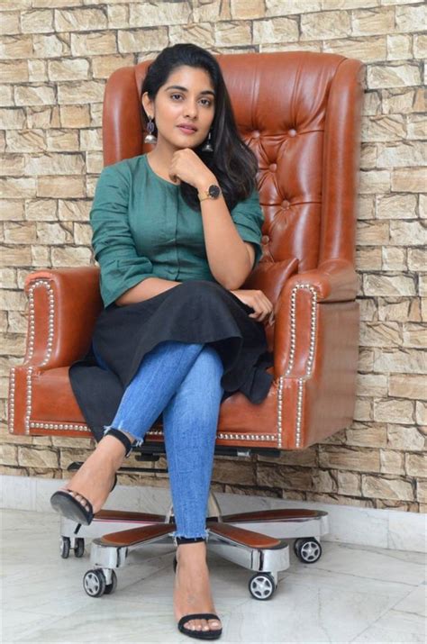 indian actress nivetha thomas at brochevarevarura movie interview