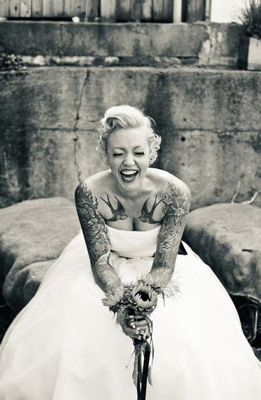 20 Gorgeous Tattooed Brides Weddingmix