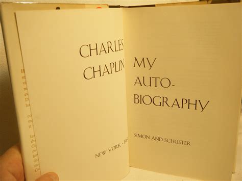 My Autobiography By Chaplin Charlie Near Fine Hardcover 1964 First