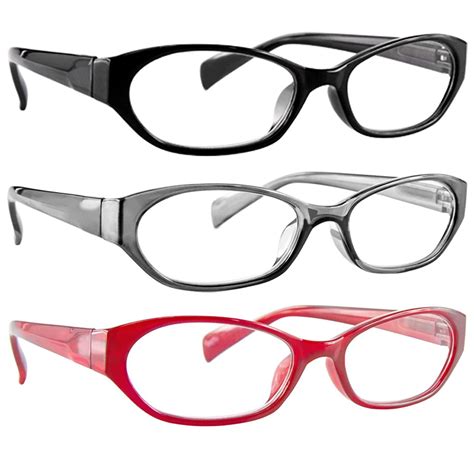 reading glasses for women and men best designer value 4 pack of readers with sure flex comfort