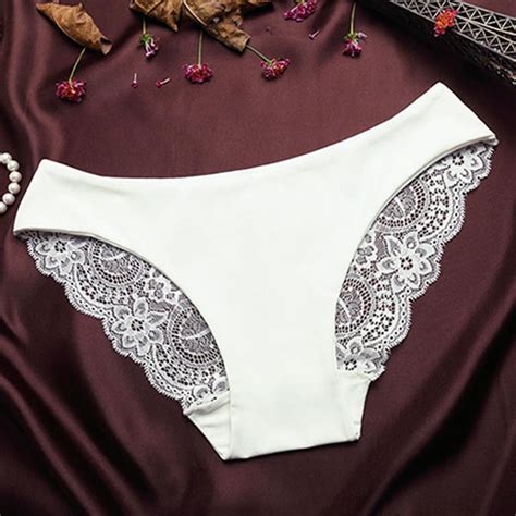 Buy Sexy Women Lace Flower Panties Soft Cotton Underwear Low Rise