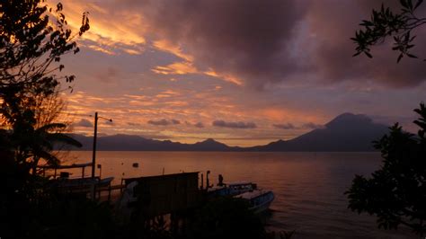 Sunset On Lake Atitlan Photo