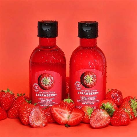 Strawberry Perfume Strawberry Shampoo The Body Shop Body Shop At Home Body Shampoo Shampoo