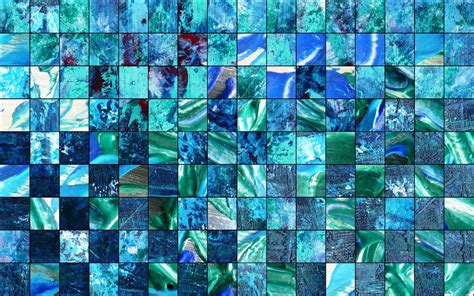 muster in blau grün schachbrett abstrakt acrylmalerei grün von fmmarino bei kunstnet