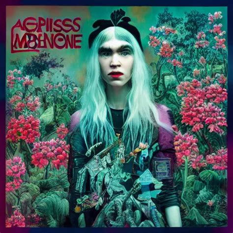 Grimes Miss Anthropocene Album Cover Album Art Stable Diffusion