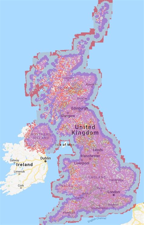 Lebara Mobile Coverage 3g And 4g Network Coverage Map For The Uk