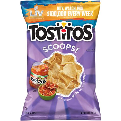 tostitos scoops original tortilla chips 10 oz bag