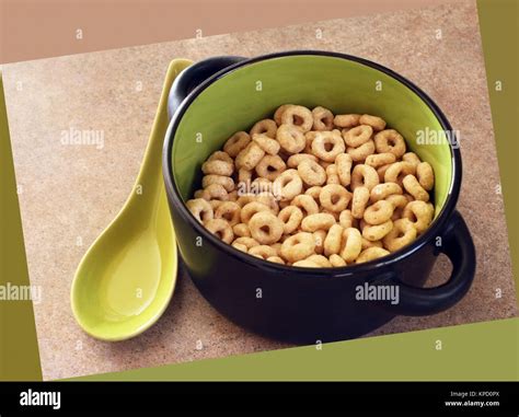 Bowl Of Breakfast Cereal Without Milk Stock Photo Alamy