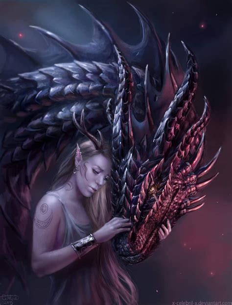 Fantasy Artwork Dark Fantasy Art Romance Paranormal Dragons Fairy