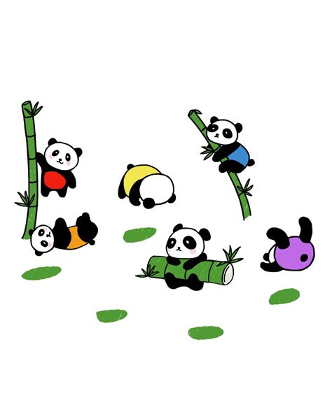 Download Pandas Bamboo Mammal Royalty Free Stock Illustration Image