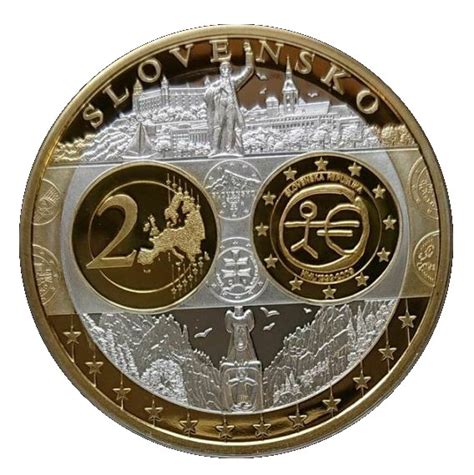Medal European Currency 2009 Slovak Euro Coins Eslovaquia Numista