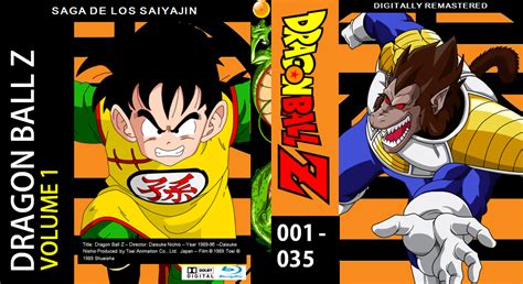 The story follows the adventures of son goku from his childhood through adulthood as he trains in martial arts and explores the world in search of the seven orbs known as the dragon balls. Dragon Ball Z Blu-ray cover Volume 1 by PhysicsAndMore on ...