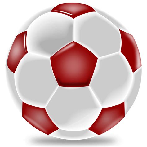 Red Soccer Ball Free Download On Clipartmag
