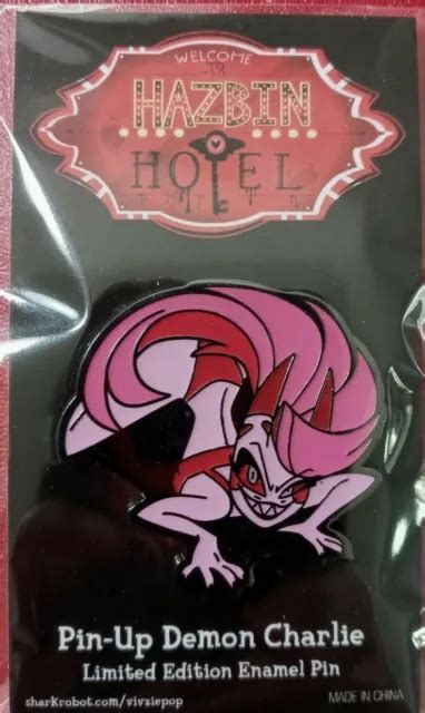 Hazbin Hotel Pin Up Demon Charlie Limited Edition Enamel Pin Vivziepop