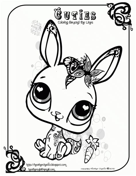 Coloring Pages For Cute Animals Coloring Home