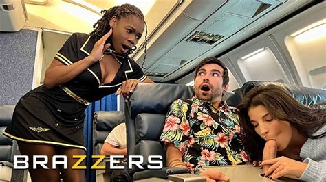 Brazzers Naughty Girls Lasirena69 And Hazel Grace Go To The Back Of The Plane And Share Lucky S Cock
