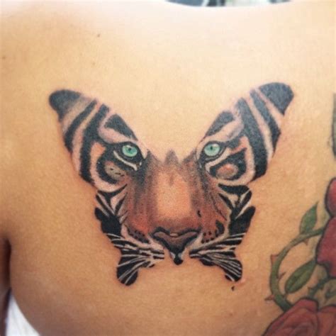You can't really be strong until you see a funny side to inspirational quotes about being strong through hard times. Girly Tiger Butterfly Tattoo On Back by Daniel Delfin