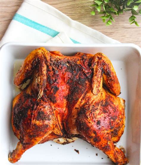easy air fryer spatchcock chicken simply scrumptious
