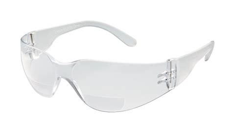 gateway safety starlite mag bifocal safety glasses 2 0 diopter magnification with clear lens