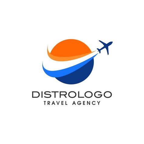 Travel Agency Logo Design Holiday Logo Design Template Agency Airplane Around The World Png