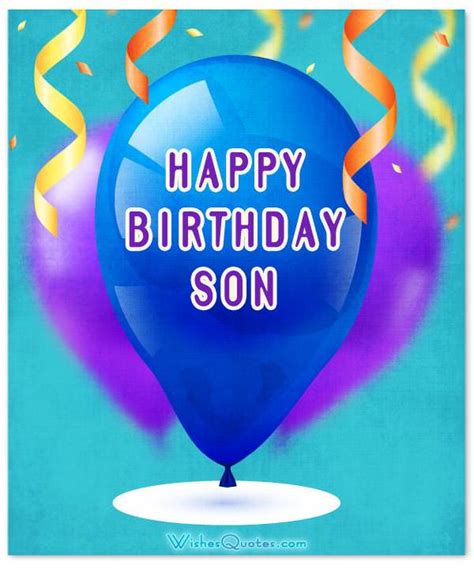 Amazing Birthday Wishes For Your Son By Wishesquotes All In One Shyari