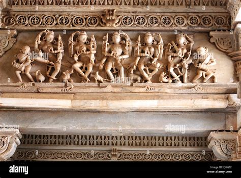 Goddess Carved On Wall Dilwara Temple Delvada Temple Svetambara Jain