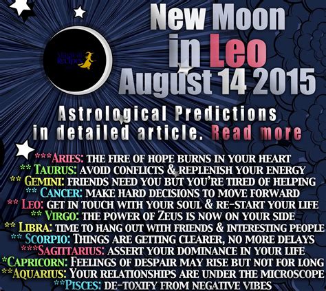 Maybe you would like to learn more about one of these? Planet Vibes: New Moon in Leo, August 14 2015 - Magical ...