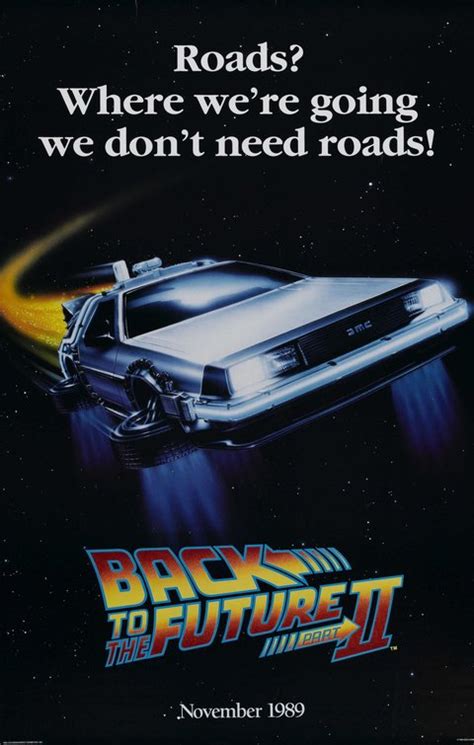 Back To The Future Part Ii Movie Poster 4 Of 5 Imp Awards