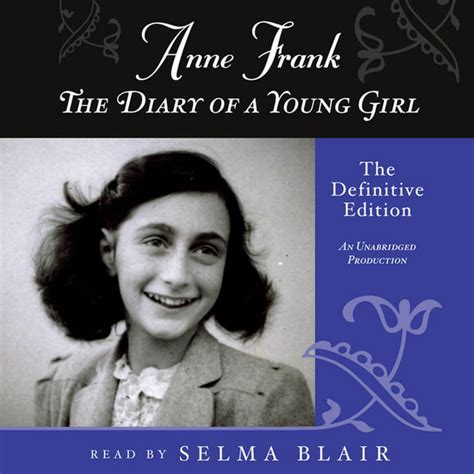 Anne Frank The Diary Of A Young Girl The Definitive Edition