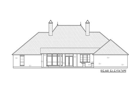 4 Bed Classic Southern House Plan With Perfect Exterior Symmetry