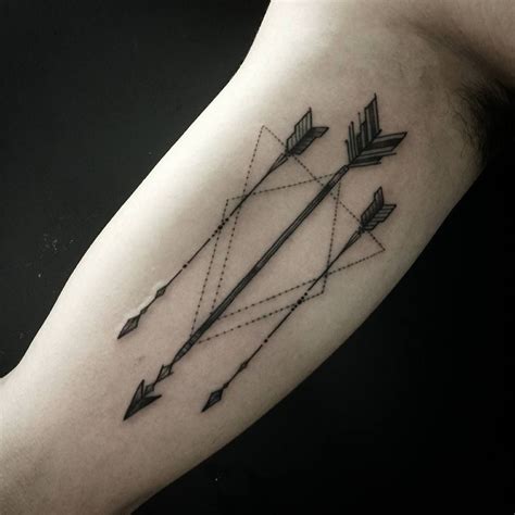 Arrow Tattoo By Felipe Kross Inner Arm Tattoos Small Arrow Tattoos