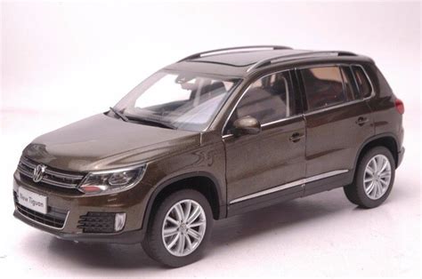 118 Diecast Model For Volkswagen Vw Tiguan 2013 Brown Suv Alloy Toy