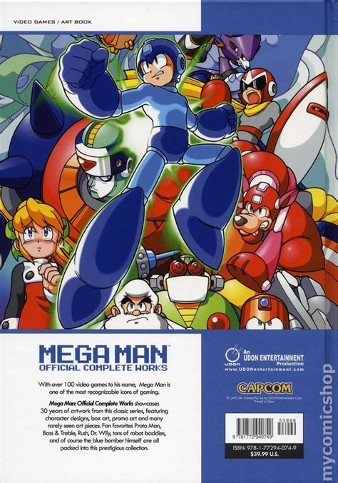 Mega Man Official Complete Works Hc 2018 Udon Comic Books
