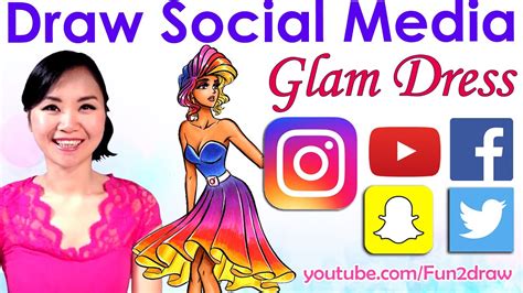 Is youtube on twitter, instagram, youtube, linkedin, pinterest or snapchat? FASHION, ART, CHALLENGE: Social Media DRESS | Mei Yu - YouTube
